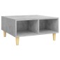 vidaXL Mesa de centro madera contrachapada gris hormigón 60x60x30 cm vidaXL Mesa de centro madera contrachapada gris hormigón 60x60x30 cm