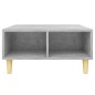 vidaXL Mesa de centro madera contrachapada gris hormigón 60x60x30 cm vidaXL Mesa de centro madera contrachapada gris hormigón 60x60x30 cm
