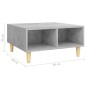 vidaXL Mesa de centro madera contrachapada gris hormigón 60x60x30 cm vidaXL Mesa de centro madera contrachapada gris hormigón 60x60x30 cm