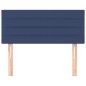vidaXL Cabecero de tela azul 80x5x78/88 cm