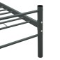 vidaXL Estructura de cama de metal gris 180x200 cm vidaXL Estructura de cama de metal gris 180x200 cm