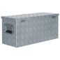 vidaXL Caja de aluminio 80x30x35 cm plateada vidaXL Caja de aluminio 80x30x35 cm plateada