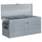 vidaXL Caja de aluminio 80x30x35 cm plateada vidaXL Caja de aluminio 80x30x35 cm plateada