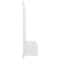 vidaXL Mueble de TV de pared madera contrachapada blanco 120x23,5x90cm vidaXL Mueble de TV de pared madera contrachapada blanco 120x23,5x90cm