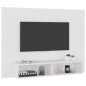 vidaXL Mueble de TV de pared madera contrachapada blanco 120x23,5x90cm vidaXL Mueble de TV de pared madera contrachapada blanco 120x23,5x90cm
