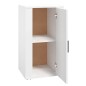 vidaXL Aparador de madera contrachapada blanco 40x33x70 cm vidaXL Aparador de madera contrachapada blanco 40x33x70 cm