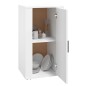 vidaXL Aparador de madera contrachapada blanco 40x33x70 cm vidaXL Aparador de madera contrachapada blanco 40x33x70 cm