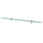 vidaXL Estante flotante de cristal 90x10 cm 8 mm vidaXL Estante flotante de cristal 90x10 cm 8 mm