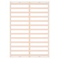 vidaXL Estructura de cama de madera maciza blanca 160x200 cm