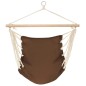 Hamaca Silla 100 x 80 cm Algodón Marrón Hamaca Silla 100 x 80 cm Algodón Marrón