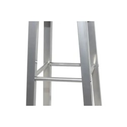 vidaXL Taburetes de cocina 2 unidades de acero con asiento MDF 