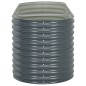 vidaXL Arriate de acero galvanizado gris 240x80x81 cm vidaXL Arriate de acero galvanizado gris 240x80x81 cm