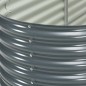 vidaXL Arriate de acero galvanizado gris 240x80x81 cm vidaXL Arriate de acero galvanizado gris 240x80x81 cm