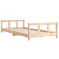 vidaXL Estructura de cama para niños madera maciza de pino 90x200 cm