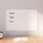 vidaXL Pizarra magnética de pared vidrio templado blanco 60x40 cm vidaXL Pizarra magnética de pared vidrio templado blanco 60x40 cm