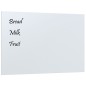 vidaXL Pizarra magnética de pared vidrio templado blanco 60x40 cm vidaXL Pizarra magnética de pared vidrio templado blanco 60x40 cm
