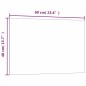vidaXL Pizarra magnética de pared vidrio templado blanco 60x40 cm vidaXL Pizarra magnética de pared vidrio templado blanco 60x40 cm