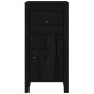 vidaXL Aparadores 2 uds madera maciza de pino negro 40x35x80 cm vidaXL Aparadores 2 uds madera maciza de pino negro 40x35x80 cm