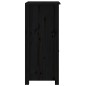 vidaXL Aparadores 2 uds madera maciza de pino negro 40x35x80 cm vidaXL Aparadores 2 uds madera maciza de pino negro 40x35x80 cm