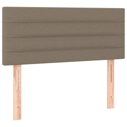 vidaXL Cabecero de tela gris taupe 90x5x78/88 cm