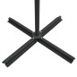 vidaXL Sombrilla voladiza luces LED poste acero azul azure 250x250 cm vidaXL Sombrilla voladiza luces LED poste acero azul azure 250x250 cm