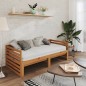 vidaXL Sofá cama extraíble madera de pino marrón miel 2x(90x200) cm vidaXL Sofá cama extraíble madera de pino marrón miel 2x(90x200) cm