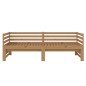 vidaXL Sofá cama extraíble madera de pino marrón miel 2x(90x200) cm vidaXL Sofá cama extraíble madera de pino marrón miel 2x(90x200) cm
