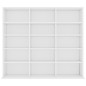 vidaXL Armario para CDs madera contrachapada blanco 102x23x89,5 cm vidaXL Armario para CDs madera contrachapada blanco 102x23x89,5 cm