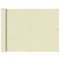 vidaXL Toldo para balcón tela oxford 90x600 cm crema vidaXL Toldo para balcón tela oxford 90x600 cm crema