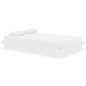 vidaXL Estructura de cama doble pequeña madera maciza blanca 120x190cm vidaXL Estructura de cama doble pequeña madera maciza blanca 120x190cm