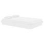 vidaXL Estructura de cama doble pequeña madera maciza blanca 120x190cm vidaXL Estructura de cama doble pequeña madera maciza blanca 120x190cm