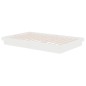 vidaXL Estructura de cama doble pequeña madera maciza blanca 120x190cm vidaXL Estructura de cama doble pequeña madera maciza blanca 120x190cm