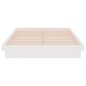 vidaXL Estructura de cama doble pequeña madera maciza blanca 120x190cm vidaXL Estructura de cama doble pequeña madera maciza blanca 120x190cm