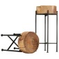 vidaXL Mesa auxiliar 2 unidades madera maciza de acacia vidaXL Mesa auxiliar 2 unidades madera maciza de acacia