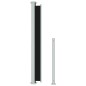 vidaXL Toldo lateral retráctil para patio negro 220x500 cm vidaXL Toldo lateral retráctil para patio negro 220x500 cm