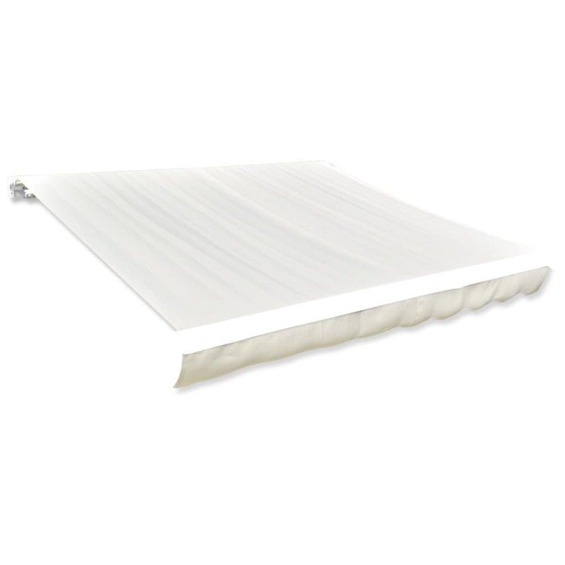 vidaXL Toldo de lona blanco crema 6x3 m (sin estructura) vidaXL Toldo de lona blanco crema 6x3 m (sin estructura)