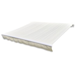 vidaXL Toldo de lona blanco crema 6x3 m (sin estructura)