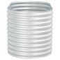 vidaXL Arriate de acero galvanizado plateado 160x80x81 cm vidaXL Arriate de acero galvanizado plateado 160x80x81 cm