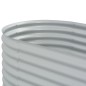 vidaXL Arriate de acero galvanizado plateado 160x80x81 cm vidaXL Arriate de acero galvanizado plateado 160x80x81 cm