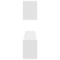 vidaXL Estantes de pared 2 uds madera contrachapada blanco 100x15x20cm vidaXL Estantes de pared 2 uds madera contrachapada blanco 100x15x20cm