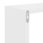 vidaXL Estantes de pared 2 uds madera contrachapada blanco 100x15x20cm vidaXL Estantes de pared 2 uds madera contrachapada blanco 100x15x20cm