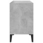 vidaXL Mueble de TV con patas metal gris hormigón 69,5x30x50 cm vidaXL Mueble de TV con patas metal gris hormigón 69,5x30x50 cm