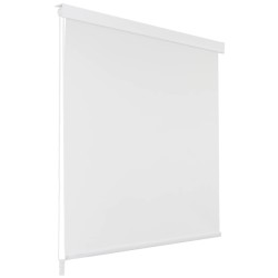 vidaXL Persiana enrollable de ducha blanco 100x240 cm