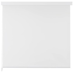 vidaXL Persiana enrollable de ducha blanco 100x240 cm