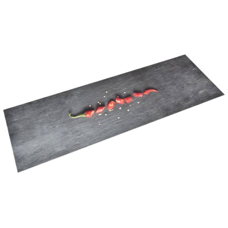vidaXL Alfombra de cocina lavable Pepper 60x180 cm