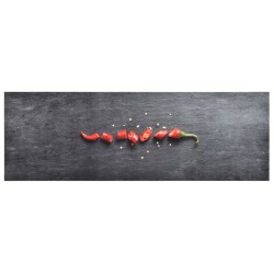 vidaXL Alfombra de cocina lavable Pepper 60x180 cm