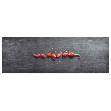 vidaXL Alfombra de cocina lavable Pepper 60x180 cm