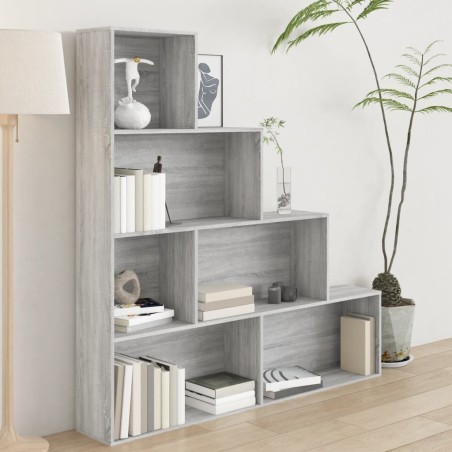 vidaXL Estantería color gris Sonoma 155x24x160 cm