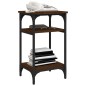 vidaXL Mesa auxiliar madera contrachapada roble marrón 35x30x60 cm vidaXL Mesa auxiliar madera contrachapada roble marrón 35x30x60 cm