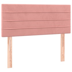 vidaXL Cabecero de terciopelo rosa 90x5x78/88 cm